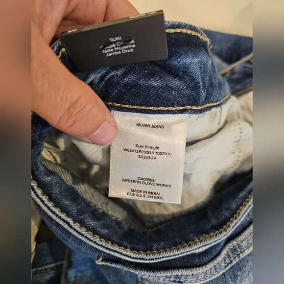 Silver Jeans Blue Straight Leg Denim - Picture 6 of 9
